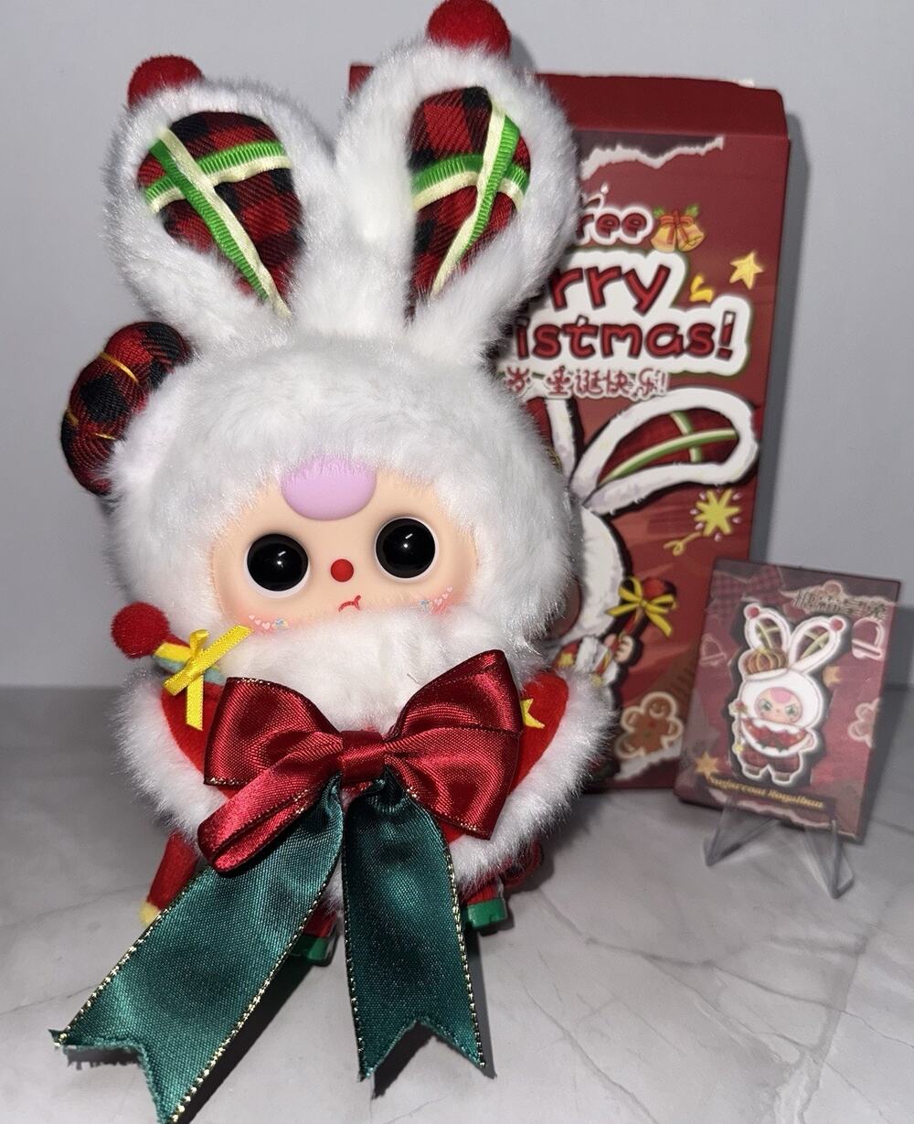 Baby Three Merry Christmas BB3 Confirmed Pendant Plush Sugarcoat Royalbun Bunny